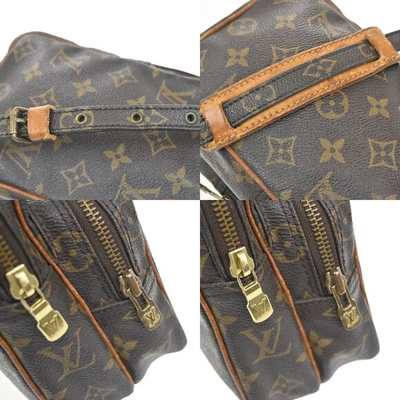 LOUIS VUITTON Mini Amazon Shoulder Bag Monogram Leather Brown - Picture 9 of 15